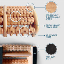 Load image into Gallery viewer, TheraFlow Large Dual Foot Massager Roller - Plantar Fasciitis, Heel, Arch Pain Relief -Enhanced Model 2019- Laminated Foot Chart & Detailed Instructions Included - Stress Relief, Relaxation Gift
