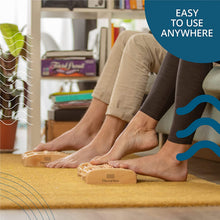 Load image into Gallery viewer, TheraFlow Large Dual Foot Massager Roller. 2020 Updated Version. Relaxation, Foot Pain, Plantar Fasciitis & Stress Relief. Includes Full Laminated Chart & Instructions. New Rubber Grips. Gift Package
