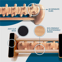 Load image into Gallery viewer, TheraFlow Deep Tissue Foot Massager Roller (Dual Foot). Plantar Fasciitis & Pain Relief. Shiatsu & Acupressure Reflexology Tool, Myofascial Release, Trigger Point Acupuncture. Stress Relief Relaxation